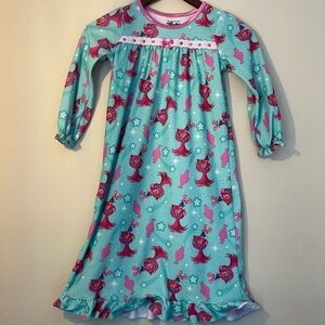 Dreamworks Trolls nightgown size 6 long sleeve​
